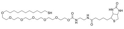 N-[23-(9-Mercaptononyl)-3,6,9,12,15,18,21-heptaoxatricosanyl]-N’’-(biotinyl)ethylenediamine