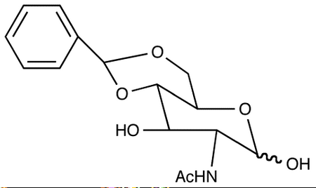2-Acetamido-4,6-O-benzylidene-2-deoxy-D-glucopyranose
