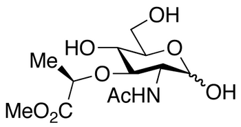 2-Acetamido-3-O-(D-1-carboxyethyl)-2-deoxy-2-D-glucose Methyl Ester