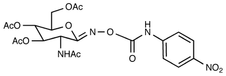 O-(2-Acetamido-2-deoxy-3,4,6-tri-o-acetyl-D-glucopyranosylidene)amino-N-(4-nitrophenyl)carbamate