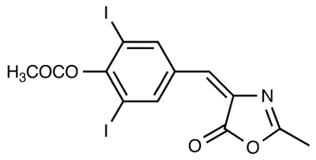 4-(4-Acetoxy-3,5-diiodobenzal)-2-methyl-5-oxazolene