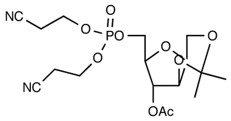 4-O-Acetyl-2,5-anhydro-1,3-O-isopropylidene-6-[bis(2-cyanoethyl)phosphoryl]-D-glucitol