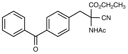 N-Acetyl-α-cyano-p-benzoyl-D,L-phenylalanine, Ethyl Ester