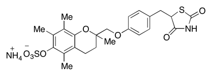 Troglitazone sulfate ammonium salt