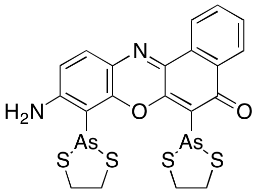 9-Amino-6,8-di-1,3,2-dithiarsolan-2-yl-5H-benzo[a]phenoxazin-5-one