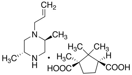 (+)-(2S, 5R)-1-Allyl-2,5-dimethylpiperazine, (+)-Camphoric Acid Salt