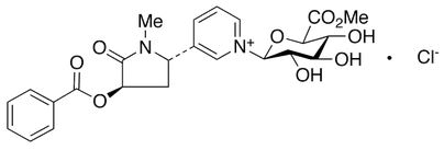 trans-3’-Benzoyloxy cotinine N-β-D-glucuronide methyl ester chloride