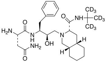 2-Amino-N-[1-benzyl-3-(3-tert-butylcarbamoyl-octahydro-isoquinolin-2-yl)-2-hydropropyl]-succinamide