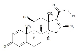 (11β)-21-Chloro-9-fluoro-11-hydroxy-16-methylpregna-1,4,16-triene-3,20-dione