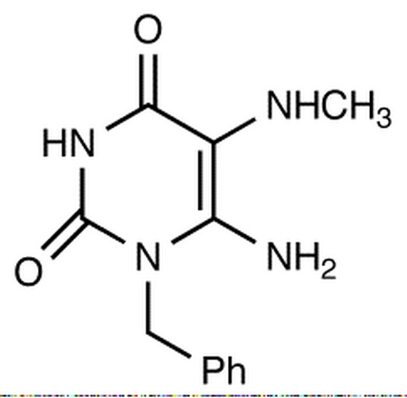 6-Amino-1-benzyl-5-methylaminouracil