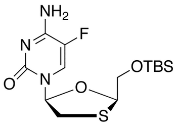 4-Amino-1-((2R,5S)-2-((tert-butyldimethylsilyloxy)methyl)-1,3-oxathiolan-5-yl)-5-fluoropyrimidin-2(1H)-one