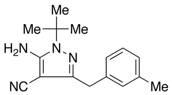 5-Amino-1-tert-butyl-3-(3-methylbenzyl)-4-cyanopyrazole