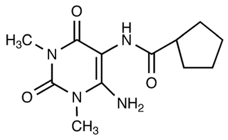 6-Amino-5-[(cyclopentanecarbonyl)amino]-1,3-dimethyluracil