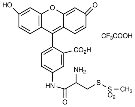 (R)-2-Amino-2-[(5-fluoresceinyl)aminocarbonyl]ethyl Methanethiosulfonate Trifluoroacetate Salt
