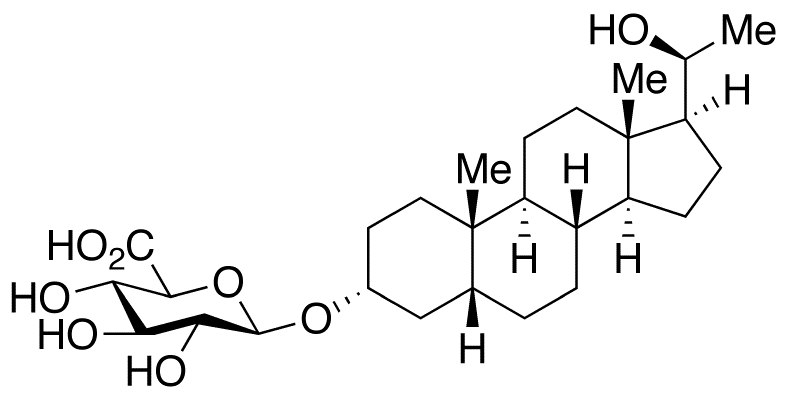 Pregnanediol 3α-O-β-D-glucuronide