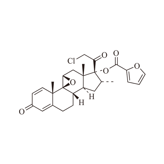21-Chloro-17α-[(2-furanylcarbonxyl)oxy]-9β,11β-oxido-16α-methylpregna-1,4-diene-3,20-dione
