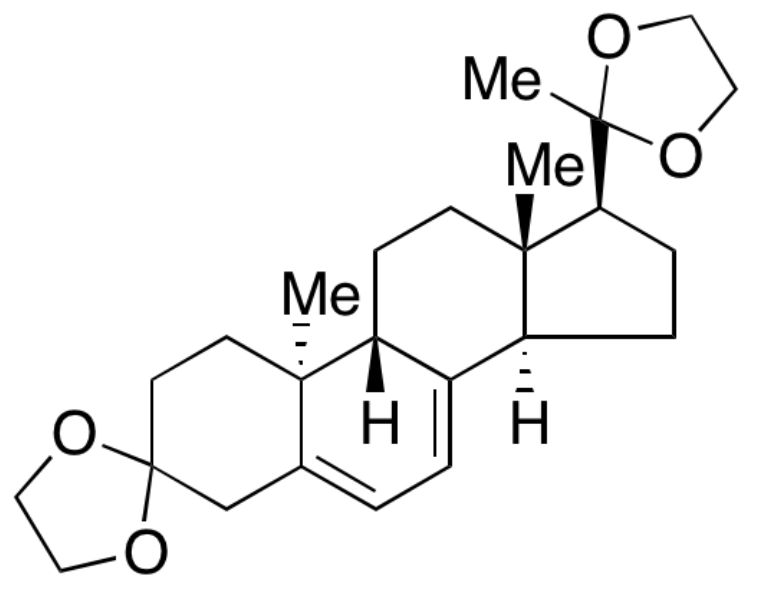 Dydrogesterone bis(ethylene acetal)