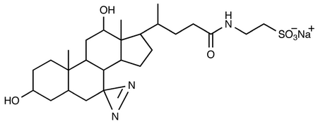 7,7-Azo-3-α,12-α-dihydroxytaurocholanic Acid Sodium Salt