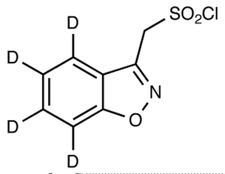 1,2-Benzisoxazole-(4,5,6,7-tetradeutero)-3-methanesulfonylchloride