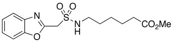 Benzoxazolemethanesulfonamide-N-(6-methyl-hexanoate)