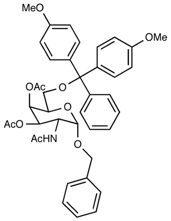 Benzyl 2-Acetamido-2-deoxy-3,4-di-O-acetyl-6-O-dimethoxytrityl-α-D-galactopyranoside