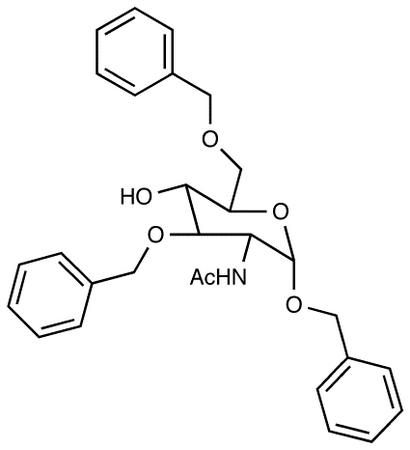 Benzyl 2-Acetamido-2-deoxy-3,6-di-O-benzyl-α-D-glucopyranoside