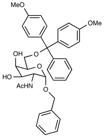 Benzyl 2-Acetamido-2-deoxy-6-dimethoxytrityl-α-D-galactopyranoside