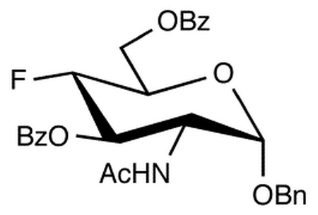 Benzyl 2-Acetamido-3,6-di-O-benzoyl-2,4-dideoxy-4-fluoro-α-D-glucopyranose