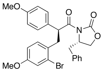 (S)-4-Benzyl-3-[(S)-3-(2-bromo-4-methoxyphenyl)-2-(4-methoxyphenyl) propanoyl]-2-oxazolidinone