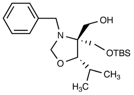 (4S,5S)-N-Benzyl-4-(t-butyldimethylsilyloxymethyl)-4-hydroxymethyl-5-isopropyloxazoladine