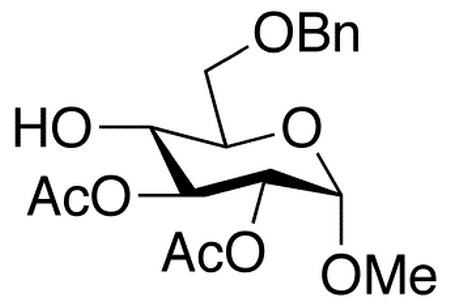 6-O-Benzyl-2,3-di-O-acetyl-methyl-α-D-glucopyranoside