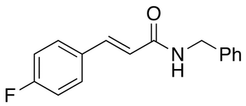 trans N-Benzyl-4-fluorocinnamamide