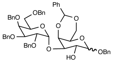 Benzyl 4,6-O-Benzylidene-3-O-(2,3,4,6-tetra-O-benzyl-α-D-Galactopyranosyl)-D-galactopyranoside