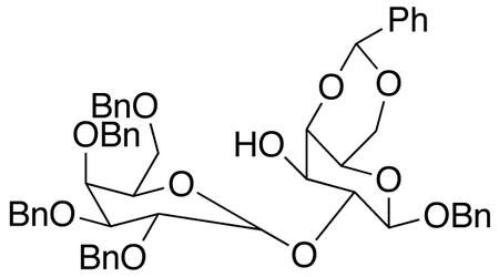 Benzyl 4,6-O-Benzylidene-2-O-(2,3,4,6-tetra-O-benzyl-α-D-galactopyranosyl)-D-galactopyranoside