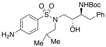 [(1S,2R)-1-Benzyl-2-hydroxy-3-[isobutyl-[(4-aminophenyl)sulfonyl]amino] propyl]-carbamic Acid tert-Butyl Ester