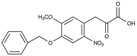 4-Benzyloxy-3-methoxy-6-nitrophenylpyruvic Acid