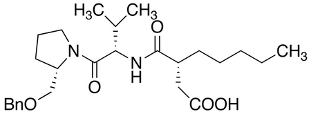 3-(R)-[1-(2-(S)-Benzyloxymethyl-pyrrolidine-1-carbonyl)-2-(S)-methyl-propylcarbamoyl)-octanoic Acid