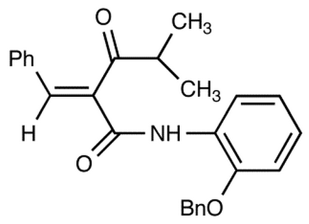 N-2-Benzyloxyphenyl α-Benzilidene Isobutyrylacetamide