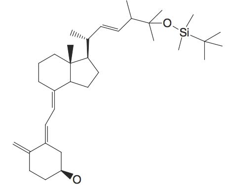 3-(2-(1R-[5-(tert-Butyl-dimethyl-silanyloxy)-1R,4,5-trimethyl-hex-2-enyl]-7R-methyl-octahydro-inden-4-ylidene)-ethylidene)-4-methylene-cyclohexan-1S-ol