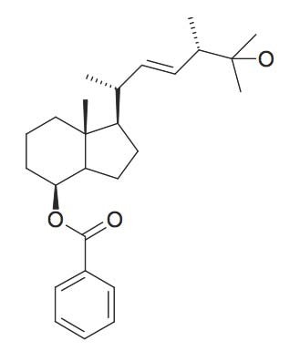 Benzoic acid 1-(5-hydroxy-1,4,5-trimethyl-hex-2-enyl)-7a-methyl-octahydro-inden-4-yl ester