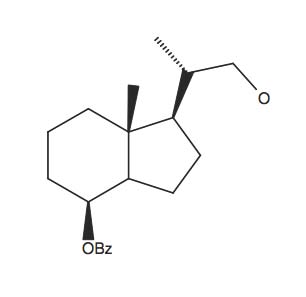 Benzoic acid 1S-(2-hydroxy-1R-methyl-ethyl)- 7R-methyl-octahydro-inden-4R-yl ester