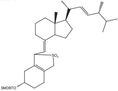 tert-Butyl-dimethyl-(3-[7R-methyl-1R-(1R,4R,5-trimethyl-hex-2-enyl)-octahydro-inden-4-ylidenemethyl]-2,2-dioxo-2,3,4,5,6,7-hexahydro-1H-2l6-benzo[c]thiophen-5S-yloxy)-silane