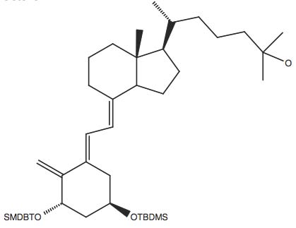 6-(4-(2-[3S,5R-Bis-(tert-butyl-dimethyl-silanyloxy)-2-methylene-cyclohexylidene]-ethylidene)-7R-methyl-octahydro-inden-R-yl)-(R)-2-methyl-heptan-2-ol