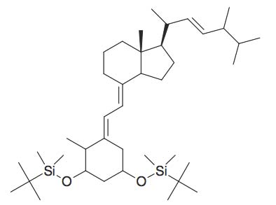 4-(2-[3,5-Bis-(tert-butyl-dimethyl-silanyloxy)-2-methyl-cyclohexylidene]-ethylidene)-7a-methyl-1-(1,4,5-trimethyl-hex-2-enyl)-octahydro-indene