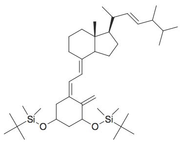 4-(2-[3,5-Bis-(tert-butyl-dimethyl-silanyloxy)-2-methylene-cyclohexylidene]-ethylidene)-7a-methyl-1-(1,4,5-trimethyl-hex-2-enyl)-octahydro-indene