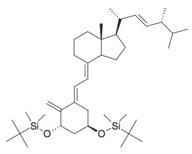 4-(2-[3,5-Bis-(tert-butyl-dimethyl-silanyloxy)-2-methylene-cyclohexylidene]-ethylidene)-7a-methyl-1-(1,4,5-trimethyl-hex-2-enyl)-octahydro-indene