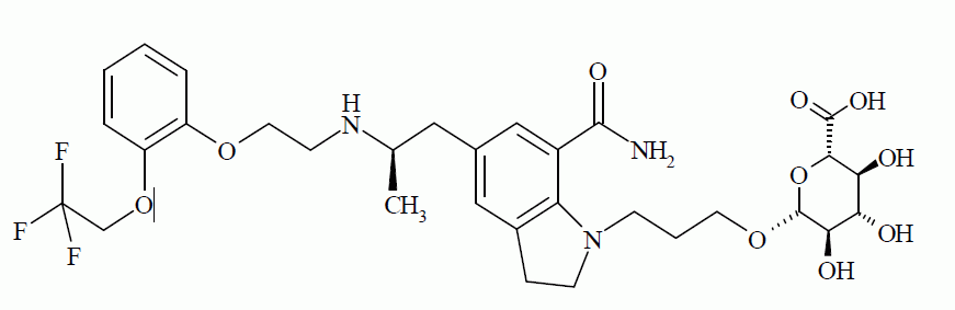 Silodosin Glucuronide (Mixture of Diasteromers)