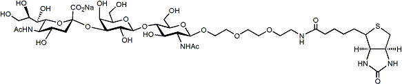 NeuAc-Î±-2,3-LacNAc-PEG3-Biotin