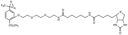 2-[2-[2-[2-[6-(Biotinylaminohexanoyl]aminoethoxy]ethoxy]ethoxy]-4-[3-(trifluoromethyl)-3H-diazirin-3-yl]benzoic Acid Methyl Ester