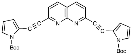 2,7-Bis-(1-tert-butoxycarbonylpyrrol-2-yl)ethynyl-1,8-naphthridine